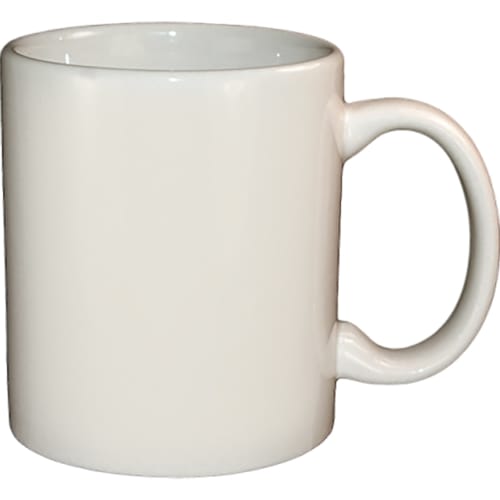 C-Handle Mug 13 Oz, White